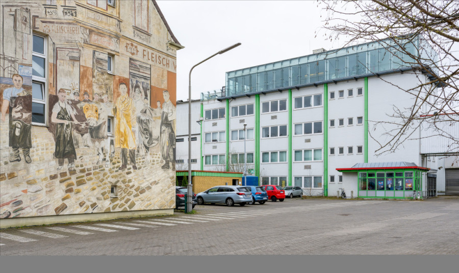 Einst war hier der Verwaltungssitz der Fleischwarenfabrik Könecke. @ Björn Hake